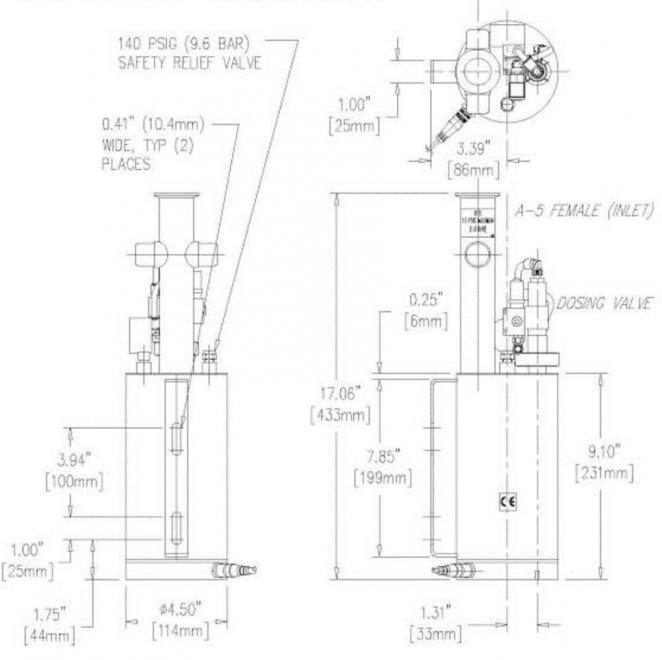 dimensions linerter ii